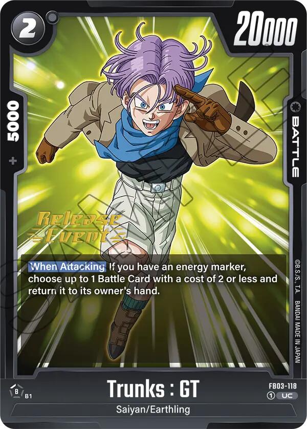 Trunks : GT (FB03-118) [Raging Roar Release Event Cards]