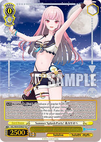 Summer Splash Party! Mori Calliope (HOL/WE44-E04HLP HLP) [hololive production Summer Collection Premium Booster]