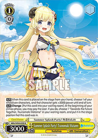 Summer Splash Party! Tsunomaki Watame (HOL/WE44-E09 N) [hololive production Summer Collection Premium Booster]