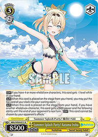 Summer Splash Party! Kazama Iroha (HOL/WE44-E11 N) [hololive production Summer Collection Premium Booster]