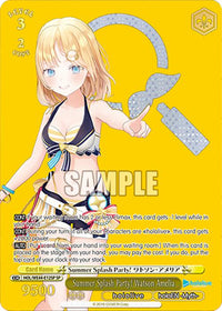 Summer Splash Party! Watson Amelia (HOL/WE44-E12SP SP) [hololive production Summer Collection Premium Booster]