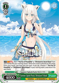 Summer Splash Party! Shirakami Fubuki (HOL/WE44-E19 N) [hololive production Summer Collection Premium Booster]