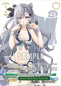 Summer Splash Party! Vestia Zeta (HOL/WE44-E21SP SP) [hololive production Summer Collection Premium Booster]