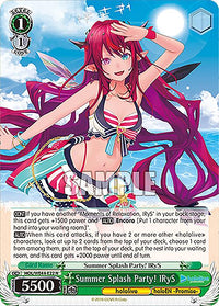 Summer Splash Party! IRyS (HOL/WE44-E22 N) [hololive production Summer Collection Premium Booster]