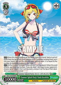 Summer Splash Party! Kaela Kovalskia (HOL/WE44-E24 N) [hololive production Summer Collection Premium Booster]