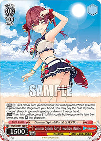 Summer Splash Party! Houshou Marine (HOL/WE44-E26 N) [hololive production Summer Collection Premium Booster]