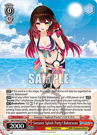 Summer Splash Party! Robocosan (HOL/WE44-E29 N) [hololive production Summer Collection Premium Booster]