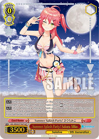 Summer Splash Party! Sakura Miko (HOL/WE44-E31HLP HLP) [hololive production Summer Collection Premium Booster]