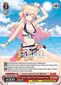 Summer Splash Party! Momosuzu Nene (HOL/WE44-E37 N) [hololive production Summer Collection Premium Booster]