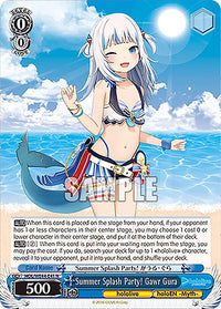 Summer Splash Party! Gawr Gura (HOL/WE44-E41 N) [hololive production Summer Collection Premium Booster]