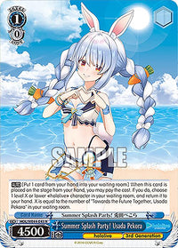 Summer Splash Party! Usada Pekora (HOL/WE44-E43 N) [hololive production Summer Collection Premium Booster]