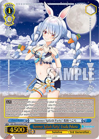 Summer Splash Party! Usada Pekora (HOL/WE44-E43HLP HLP) [hololive production Summer Collection Premium Booster]