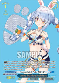 Summer Splash Party! Usada Pekora (HOL/WE44-E43SP SP) [hololive production Summer Collection Premium Booster]