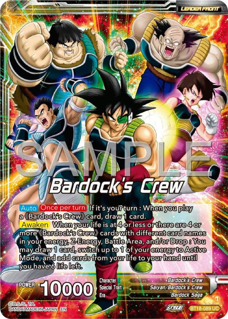 Bardock's Crew // Bardock, Inherited Will (BT18-089) [Premium 7th Anniversary Box 2024]