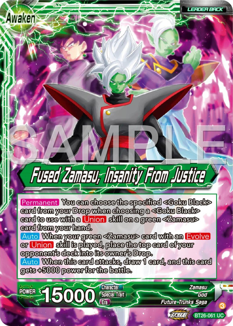 Zamasu // Fused Zamasu, Insanity From Justice (BT26-061) [Ultimate Advent]