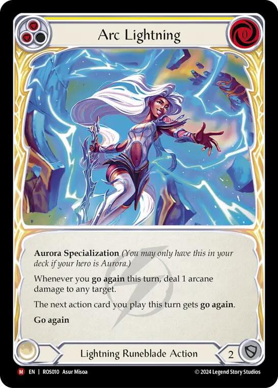 Arc Lightning [ROS010] (Rosetta)  Rainbow Foil