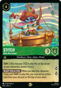 Stitch - Alien Buccaneer (Stitch Collector's Gift Set Promo) (8) [Promo Cards]