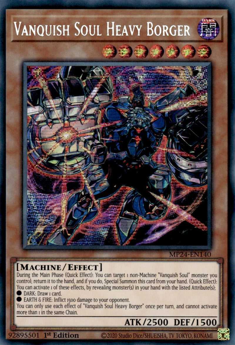 Vanquish Soul Heavy Borger [MP24-EN140] Prismatic Secret Rare