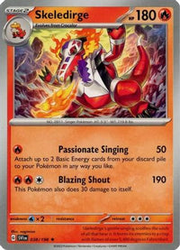 Skeledirge (038/198) (Theme Deck Exclusive) [Scarlet & Violet: Base Set]