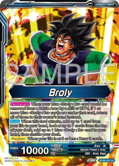 Broly // SS Broly, Full-Power Explosion (BT26-032) [Ultimate Advent Prerelease Promos]