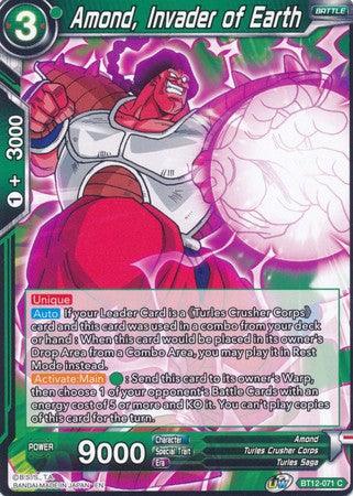 Amond, Invader of Earth (BT12-071) [Vicious Rejuvenation] - POKÉ JEUX