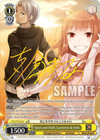 Spice and Wolf, Lawrence & Holo (Gok/WS02-E008SP SP) [Dengeki Bunko]