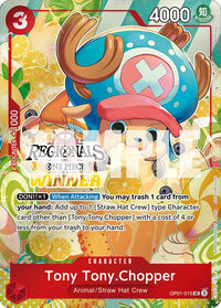 Tony Tony.Chopper (Offline Regional 2024 Vol. 3) [Winner] [One Piece Promotion Cards]