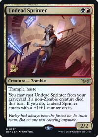 Undead Sprinter [Duskmourn: House of Horror Prerelease Promos]