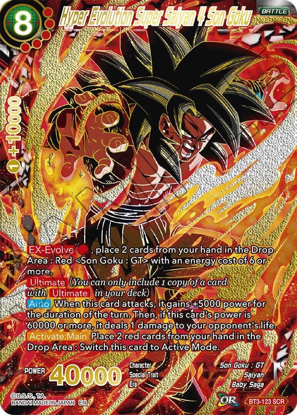 Hyper Evolution Super Saiyan 4 Son Goku (SCR) (BT3-123) [5th Anniversary Set] - POKÉ JEUX