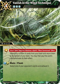 Vanish in the Wind Technique (BSS06-111) [Generational Link]