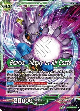 Beerus // Beerus, Victory at All Costs (BT16-046) [Realm of the Gods] - POKÉ JEUX