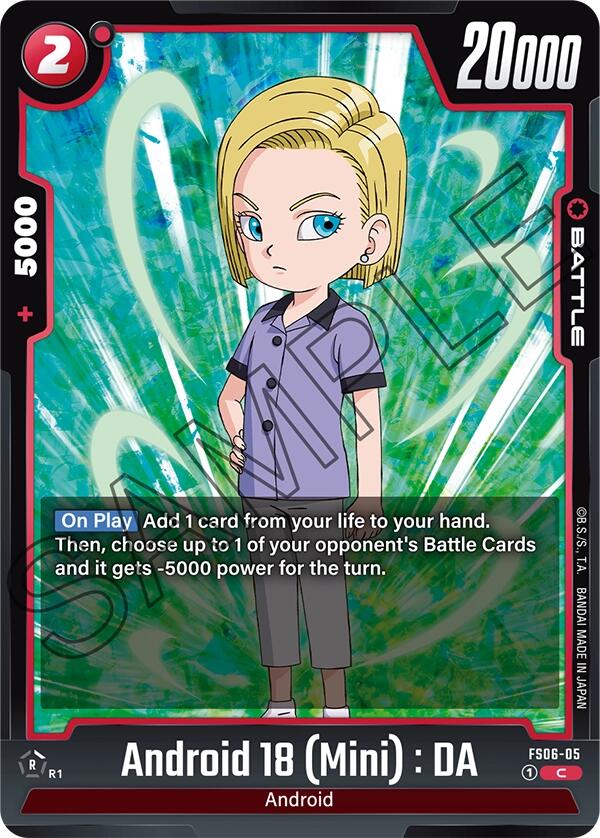 Android 18 (Mini) : DA [Starter Deck: Son Goku (Mini)]