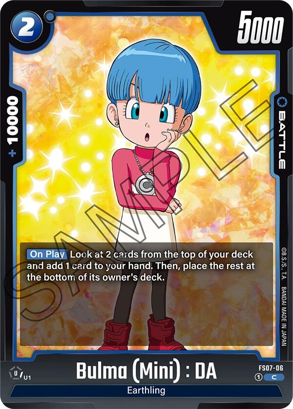 Bulma (Mini) : DA [Starter Deck: Vegeta (Mini)]