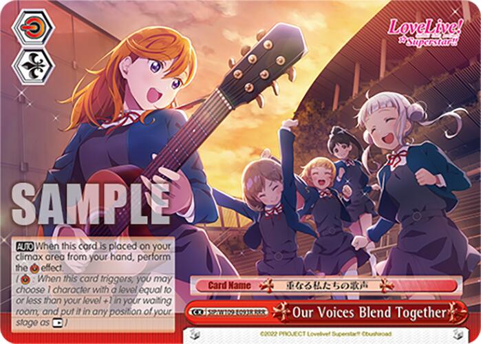 Our Voices Blend Together (SIP/W109-E093R RRR) [Love Live School idol festival 2 MIRACLE LIVE!]