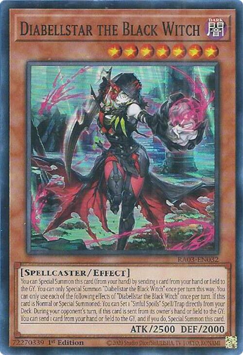 Diabellstar the Black Witch [RA03-EN032] Super Rare