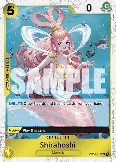 Shirahoshi (OP03-116) (Jolly Roger Foil) [Premium Booster -The Best-]