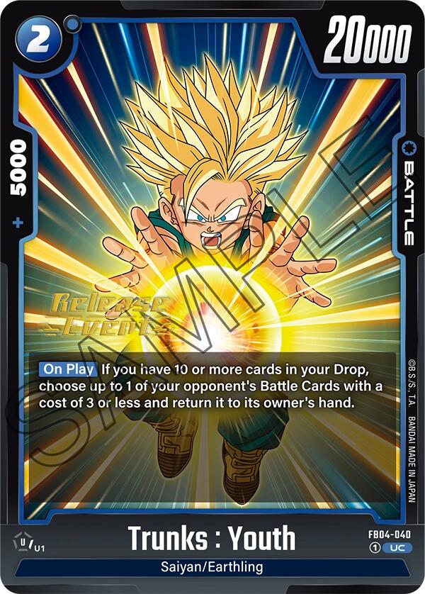 Trunks : Youth [Ultra Limit Release Event Cards]