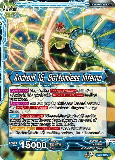 Android 16 // Android 16, Bottomless Inferno (EB1-12) [Battle Evolution Booster] - POKÉ JEUX