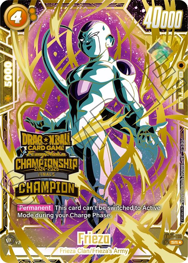 Frieza (FB01-129) (Championship 2024-2025 Finals Champion) [Tournament and Championship Promos]