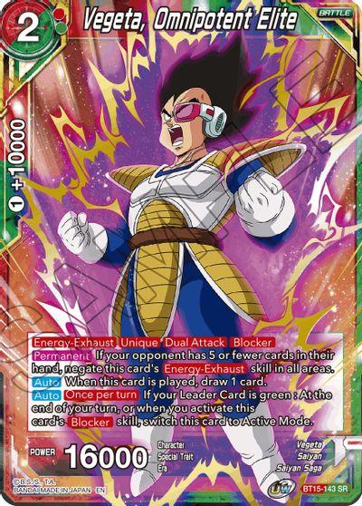 Vegeta, Omnipotent Elite (BT15-143) [Saiyan Showdown] - POKÉ JEUX