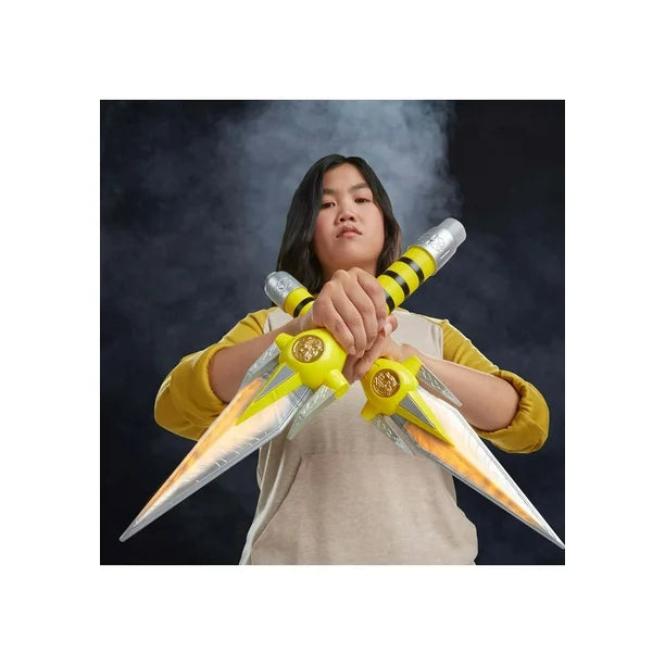 Power Rangers Yellow Ranger Power Daggers Prop Replica/// PROMO BUY 2 UNITS AND GET 1 FREE