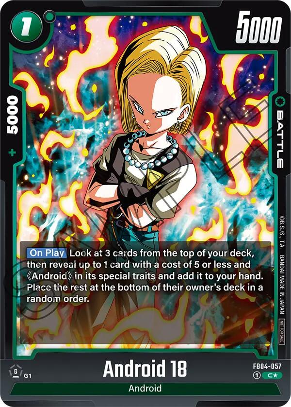 Android 18 (Tournament Pack 05) [Fusion World Tournament Cards]