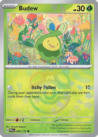 Budew (004/131) (Master Ball Pattern) [Scarlet & Violet: Prismatic Evolutions]