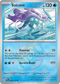 Suicune (024/131) (Master Ball Pattern) [Scarlet & Violet: Prismatic Evolutions]