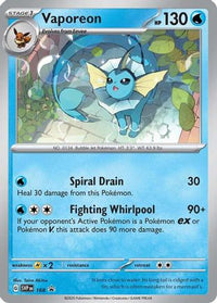 Vaporeon (SVP168) [Scarlet & Violet: Black Star Promos]