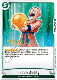 Unlock Ability [New Adventure Release Event Cards]