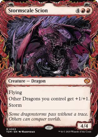 Stormscale Scion (Showcase) (TDM-303) - Tarkir: Dragonstorm