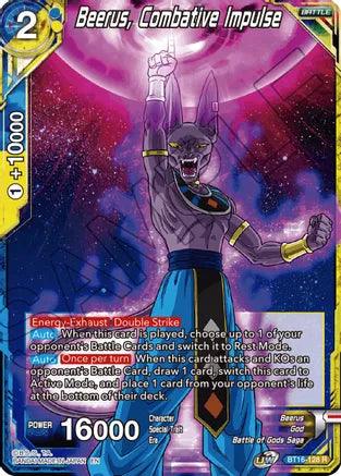 Beerus, Combative Impulse (BT16-128) [Realm of the Gods] - POKÉ JEUX