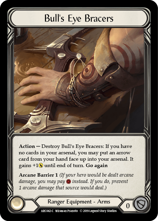 Bull's Eye Bracers [ARC042-C] (Arcane Rising) 1st Edition Cold Foil - POKÉ JEUX