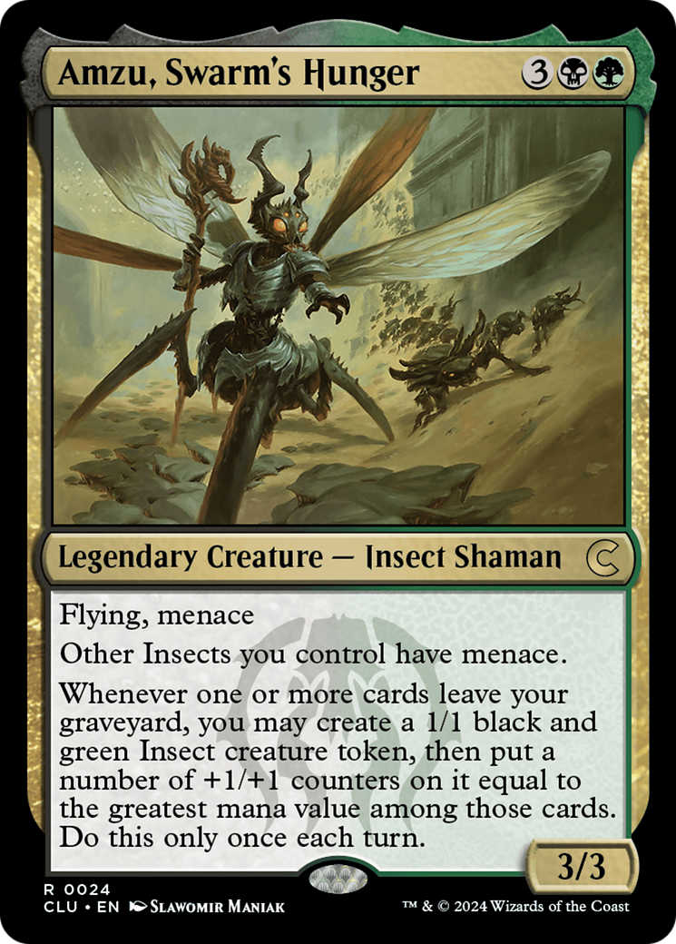 Amzu, Swarm's Hunger [Ravnica: Clue Edition]